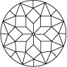 Jubilee cut (top view)